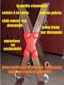 club libertin la petite cheminée n'est ouvert que sur demande le mardi, le mercredi soirée libertine sur mesure